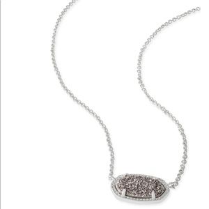 Kendra Scott Elisa Silver Platinum Drusy